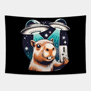 Funny Capybara Tapestry