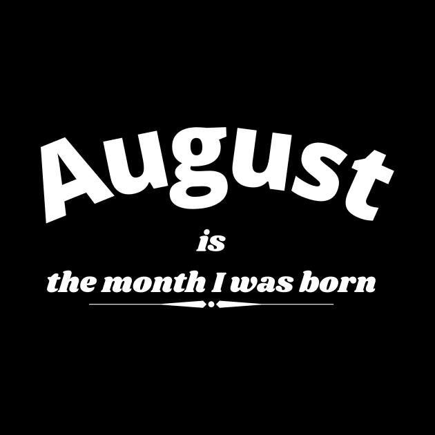 August birthday by MAU_Design