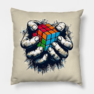 Rubiks cube Pillow