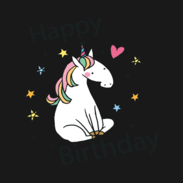 Happy Birthday Unicorn- by Xizin Gao