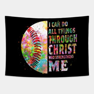 I CAN DO ALL THINGS THROUGH CHRIST WHO STRENGTHENS ME Tapestry