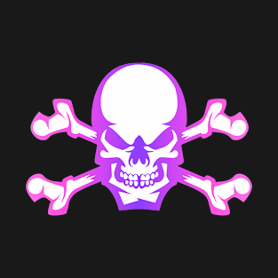 Danger Skull (violet) T-Shirt