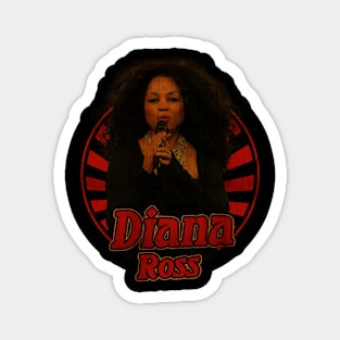 Retro Vintage 80s Diana Ross Magnet