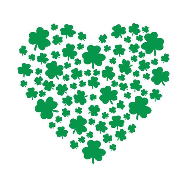 Clover Leaf Shamrock Heart 2 by TDH210