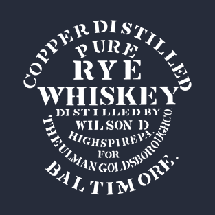 Historic Whiskey Label from Goldsborough & Co. T-Shirt