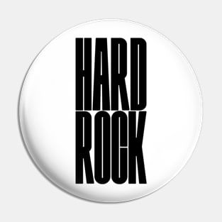 bold HARD ROCK text Pin