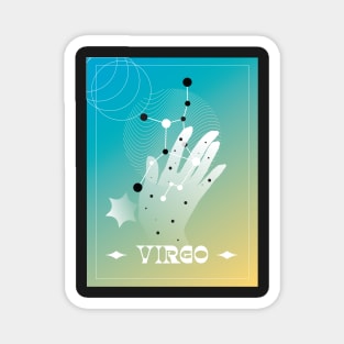 Virgo Zodiac Art Magnet