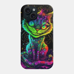 Neon Cheshire Cat Phone Case