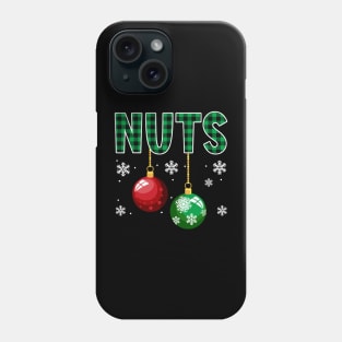 Nuts Funny Couple Matching Christmas Phone Case