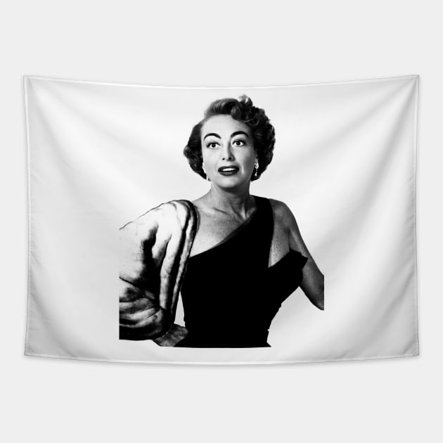 Joan Crawford // Classic Vintage Style Tapestry by idontwannawait