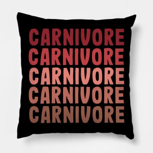 Carnivore beef chart Pillow