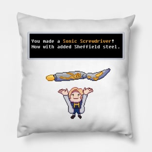 The Legend of Sonic Screwdriver Pillow