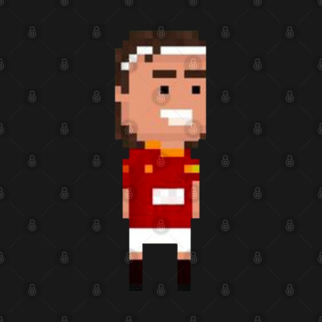 TOTTI 8 bit by Roti Kodok Art