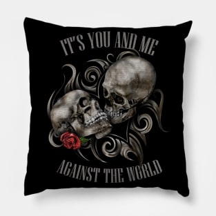 Skulls in Love Pillow