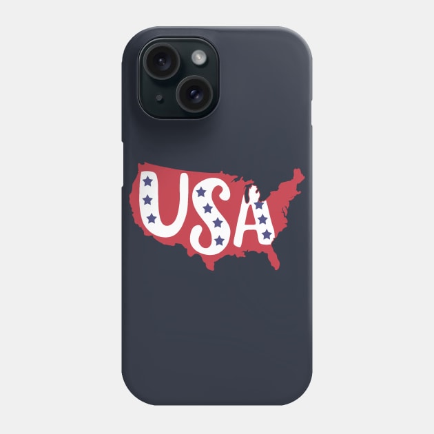 USA Phone Case by valentinahramov