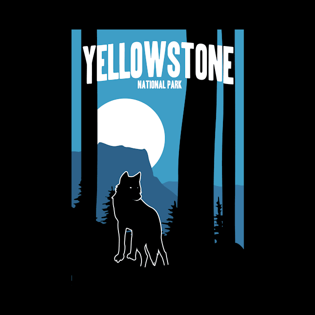 Best Retro Yellowstone National Park Design Apparel by Terrybogard97