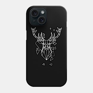 geometric deer Phone Case
