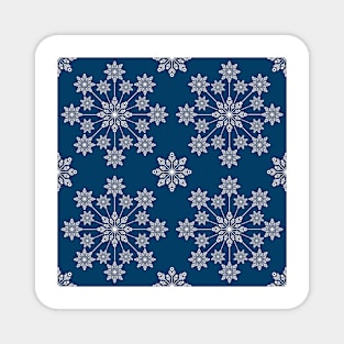 Snow flakes pattern Magnet
