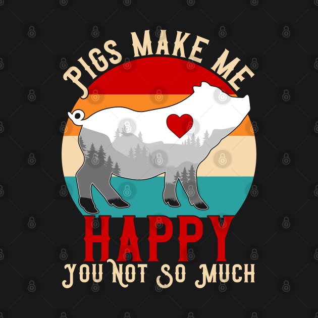 Pigs Make Me Happy by DjekaAtelier