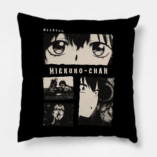 Meiruko Chan Gloomy Halftone Fanart Design Pillow