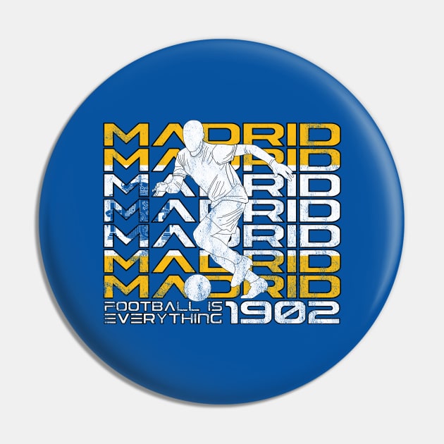 Football Is Everything - Real Madrid Attack Retro Pin by FOOTBALL IS EVERYTHING