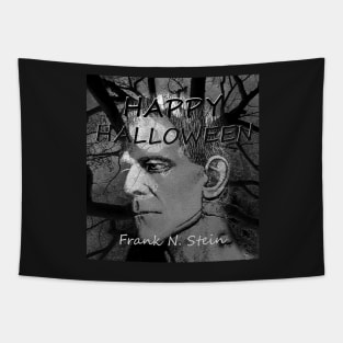 Frank N Stein custom Halloween card Tapestry