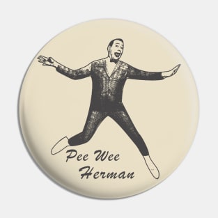 Pee Wee Herman Retro Pin