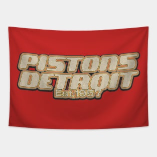 Detroit Pistons  / Old Style Vintage Tapestry