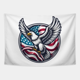 USA Flag Eagle Tapestry