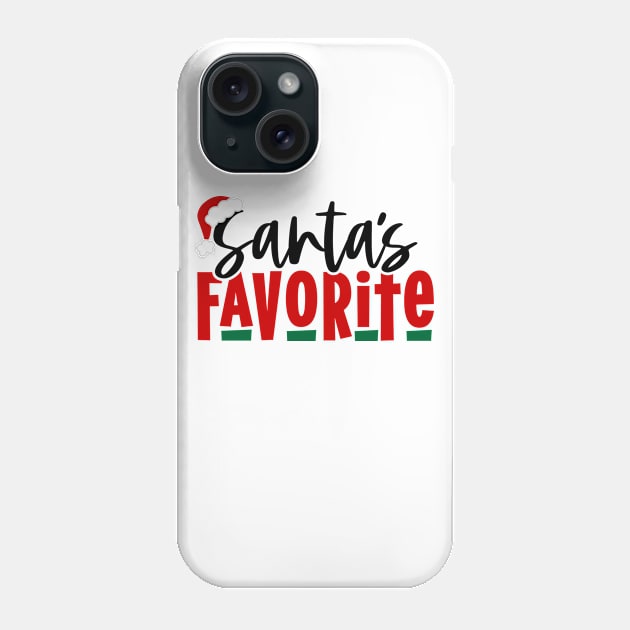 Santa's Favorite Phone Case by Peach Lily Rainbow