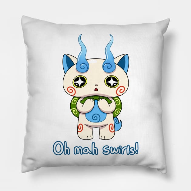 Yo-kai Watch Komasan Pillow by Fluffstuff