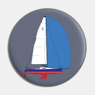 J/88 Sailboat Pin