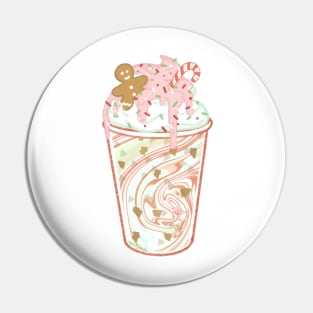 christmas gingerbread peppermint shake Pin
