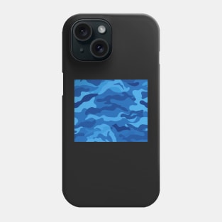 Blue Navy Camo Phone Case