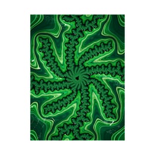 Malachite Fractals 1 T-Shirt