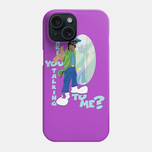 Are You Talking To Me? Phone Case by MarginDoodles