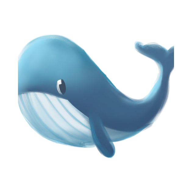 Cute Whale Drawing by Play Zoo