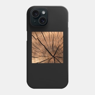 rustic wood log style Phone Case