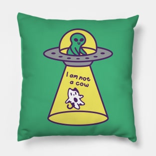 Cat Abduction By Alien Pillow