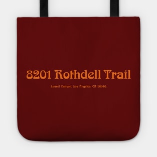 Vintage Laurel Canyon '8201 Rothdell Trail' (Love Street) 1960's retro print Tote