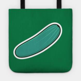Green Cucumber Vegetable Sticker vector illustration. Food nature icon concept. Healthy fresh vegetable food cucumber sticker design icon logo. Tote