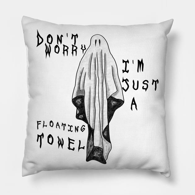 spooky Halloween design Pillow by TATOH