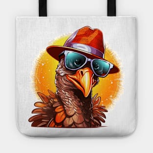 Cartoon Thanksgiving Turkey #16 Tote