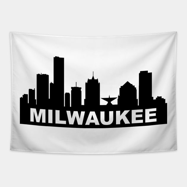 Milwaukee Wisconsin Skyline Tapestry by KevinWillms1