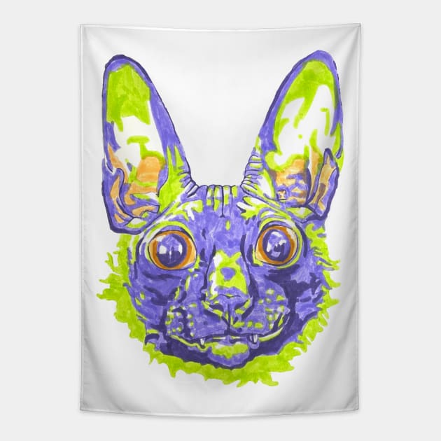 Cornish Rex Tapestry by RaLiz