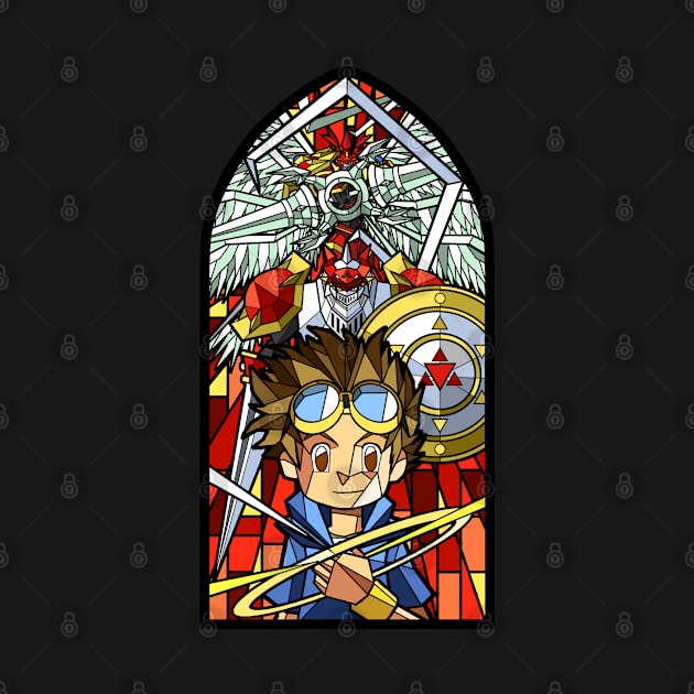 Digistained Glass Takato by NightGlimmer