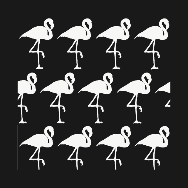 Pink Flamingo Print by luckylucy