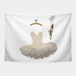 Ballerina dress and shoes Tapestry