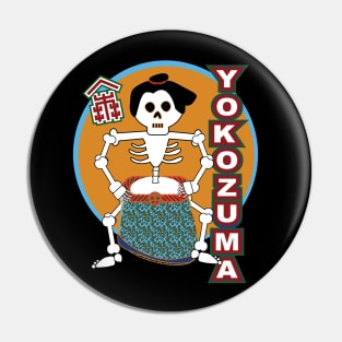 Sumo Skeleton Pin