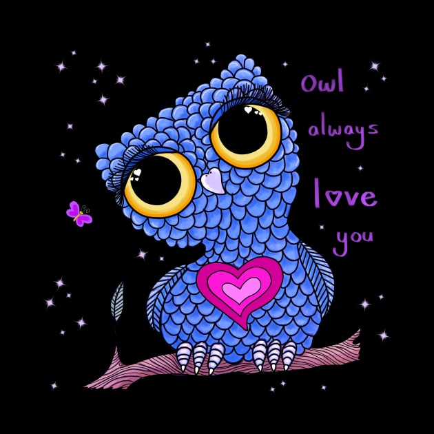 Owl always love you by SoozieWray